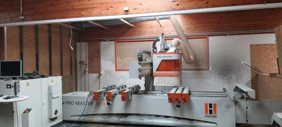 Used Holzher Pro-Master 7018 I CNC Machining Center I 2012