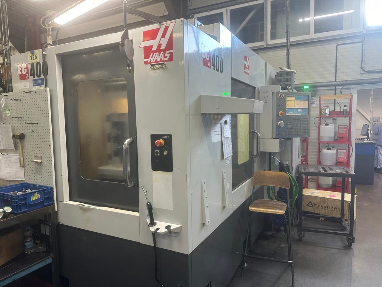 Used Haas EC 400 I Horizontal Machining Center I 2014