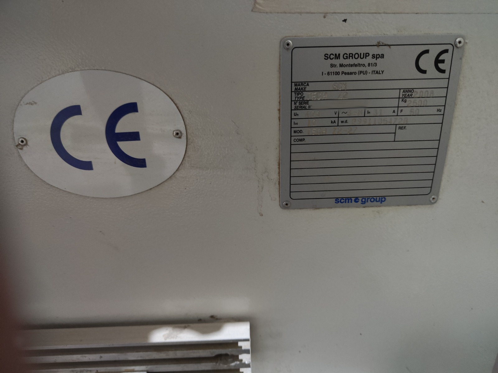 Used SCM Tech Z2 I CNC Machining Center I 2008