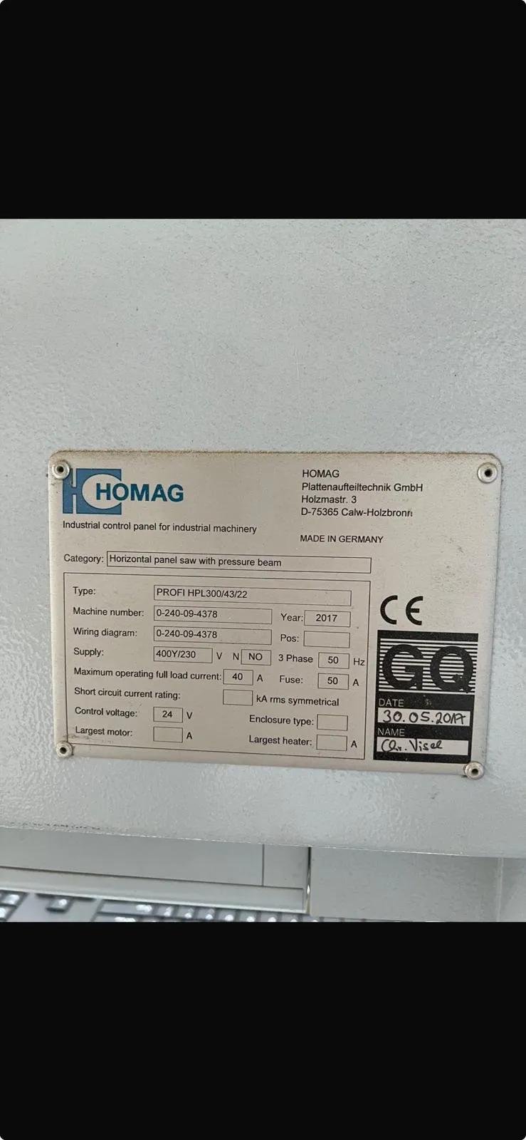 Usado Holzma Profi HPL 300/43/22 I Beam Saw