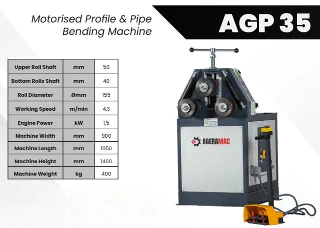 Ageramac AGP I Profiel- en pijpbuigmachine