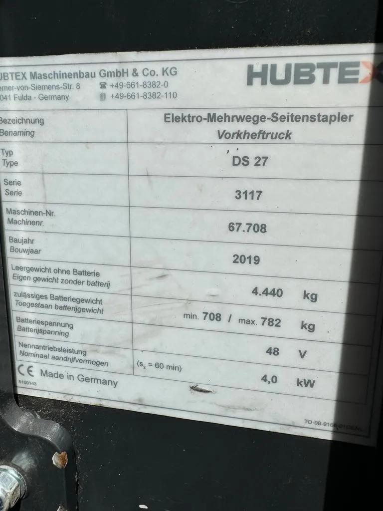 Usado Hubtex DS 27 I Carretilla Lateral Multidireccional