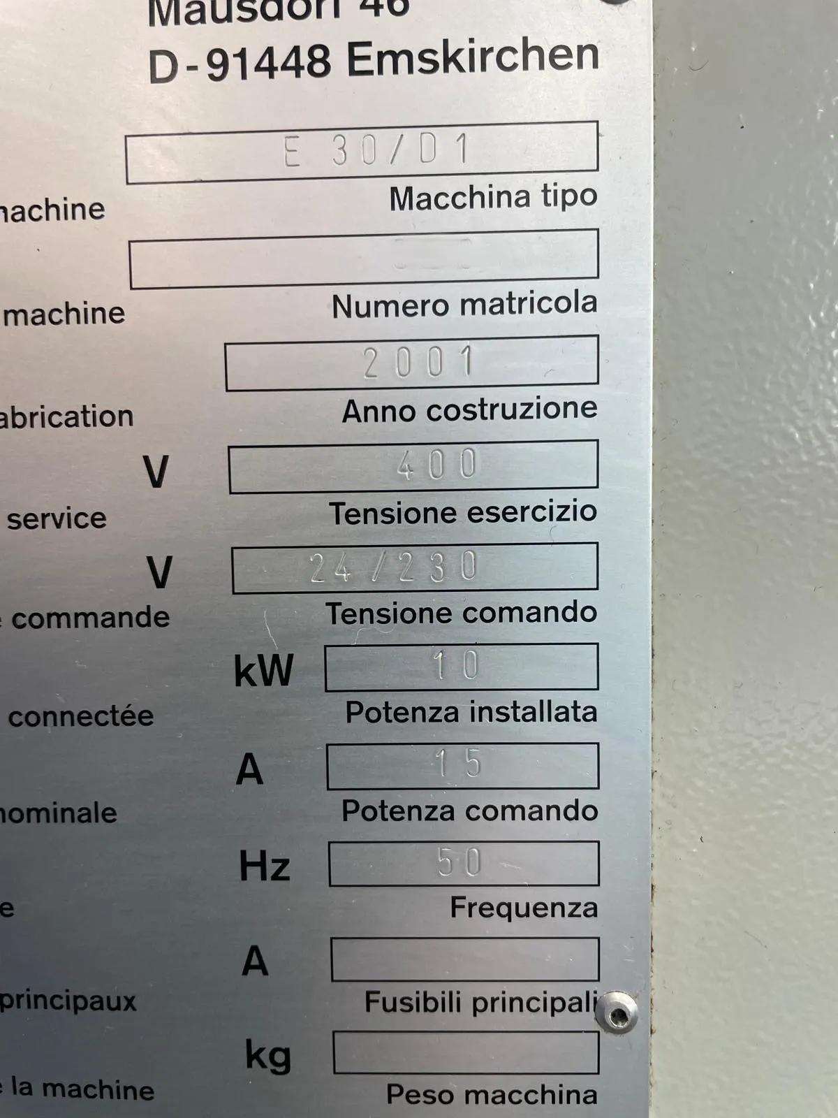 Usado Torno CNC Weiler E 30 I