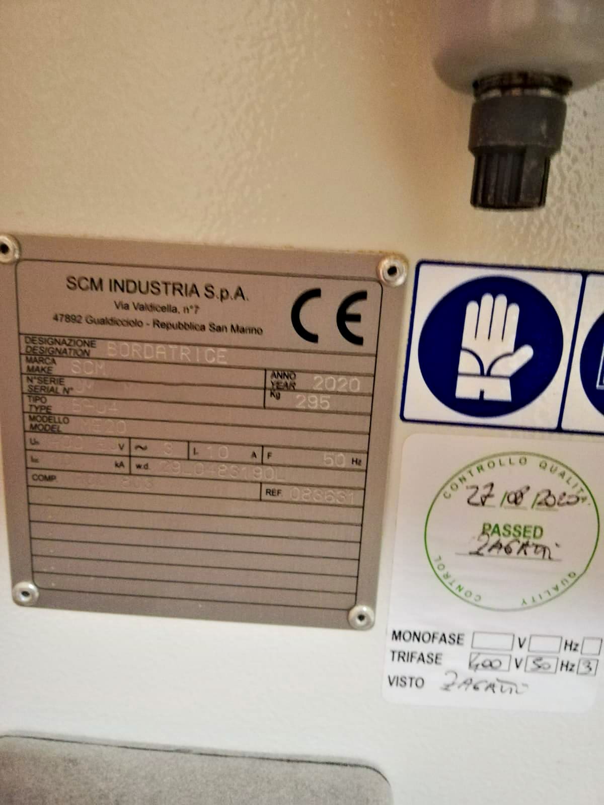 Gebruikt SCM Minimax me 20 - Kantenaanlijmmachine - 2020