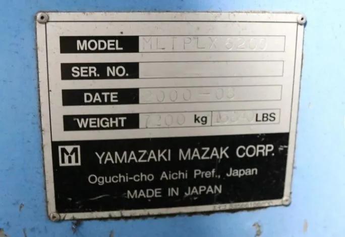 Used 2000 Mazak Multiplex 6200