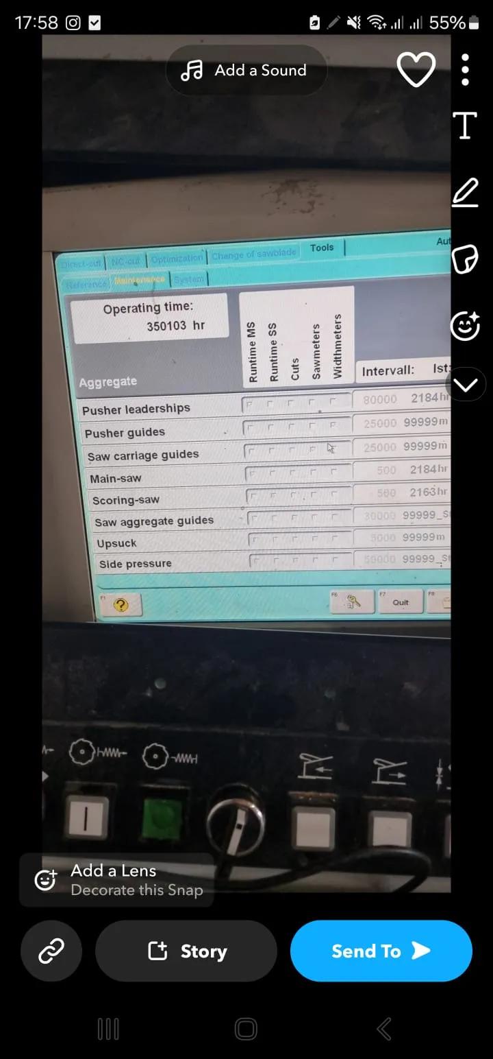 Gebruikt Holzher CUT 85 I Balkenzaag