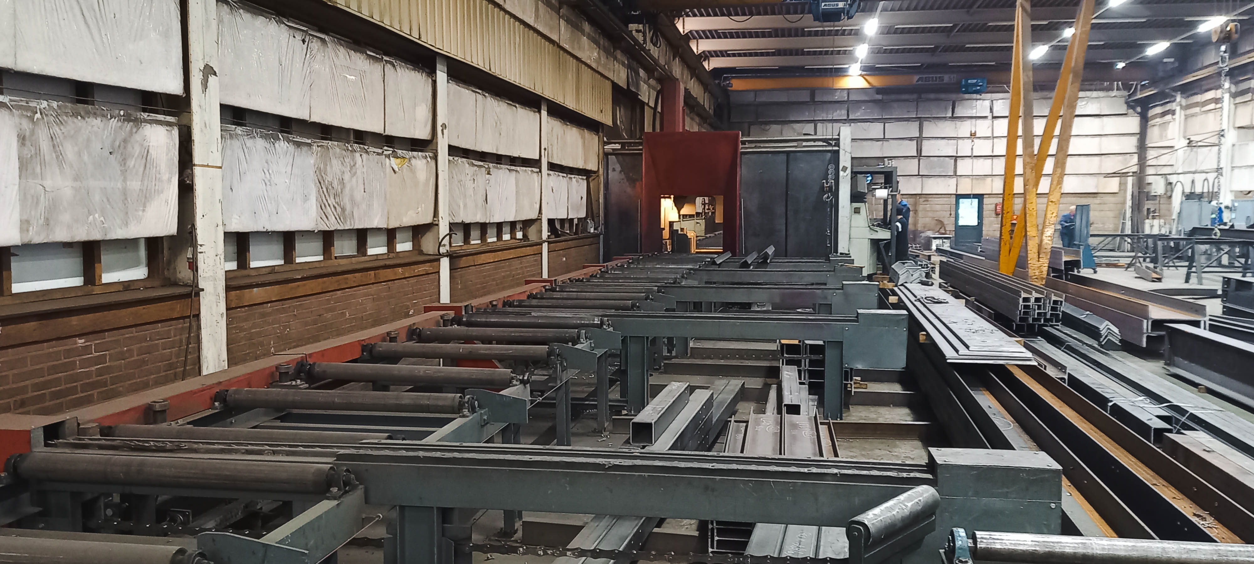 Used Voortman V630 I CNC Beam Drill Line