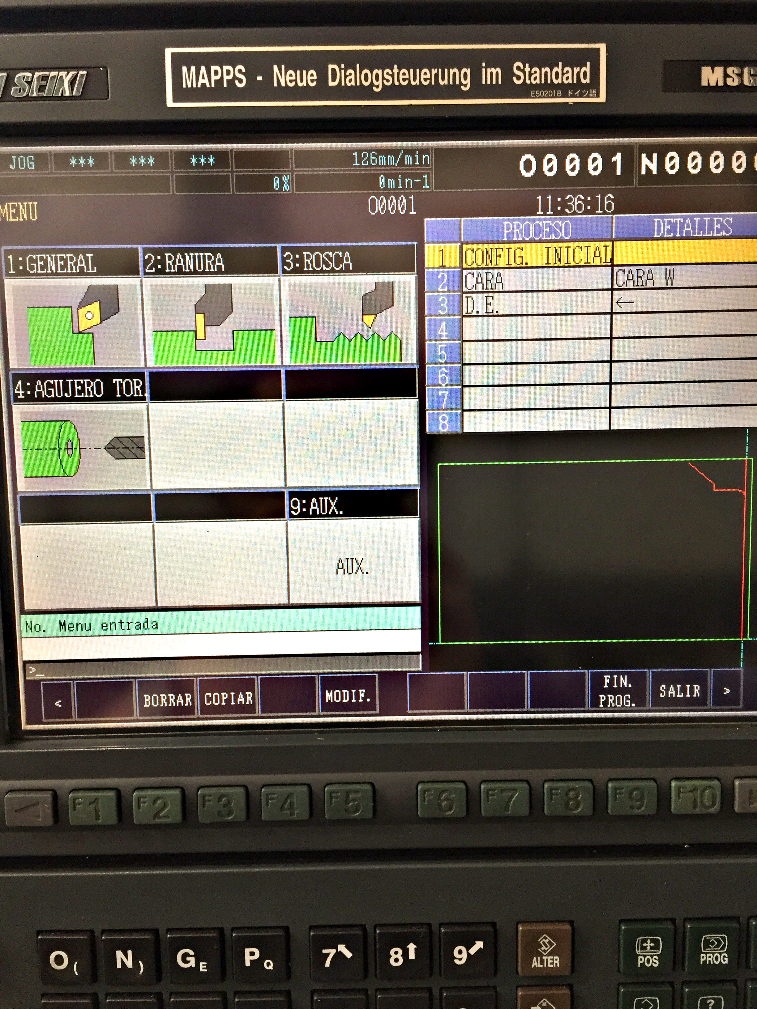 Usado Mori Seiki CL 1500 - Torno CNC - 2003