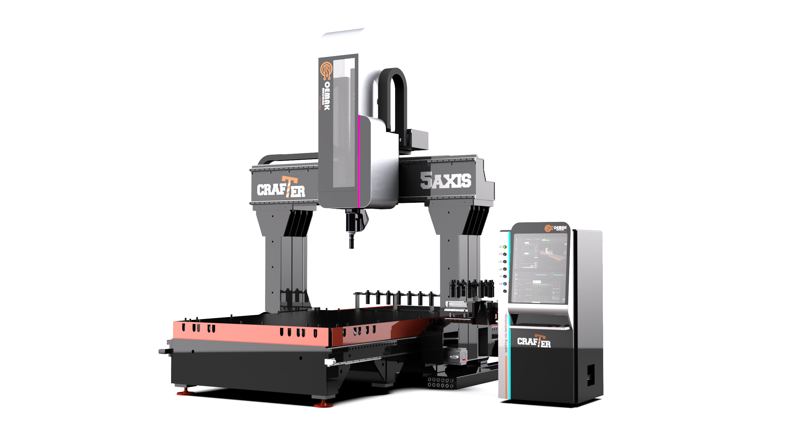 Oemak Crafter 5 Axis I CNC Bewerking Centrum