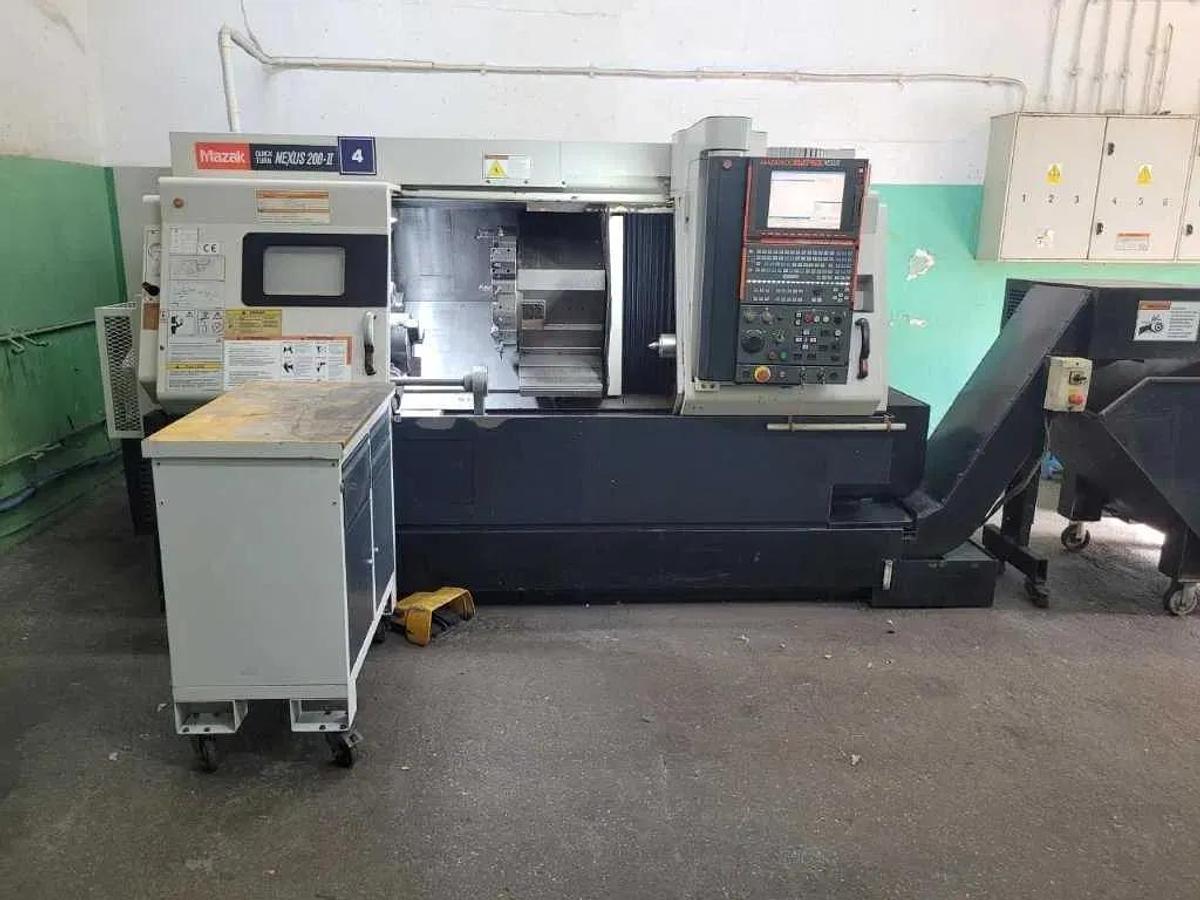 Used Mazak Quick Turn Nexus 200-II I CNC Lathe I 2007