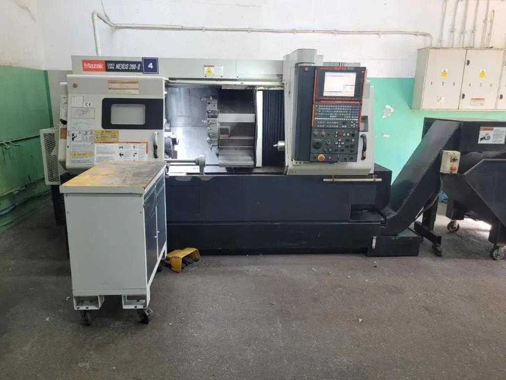 Used Mazak Quick Turn Nexus 200-II I CNC Lathe I 2007
