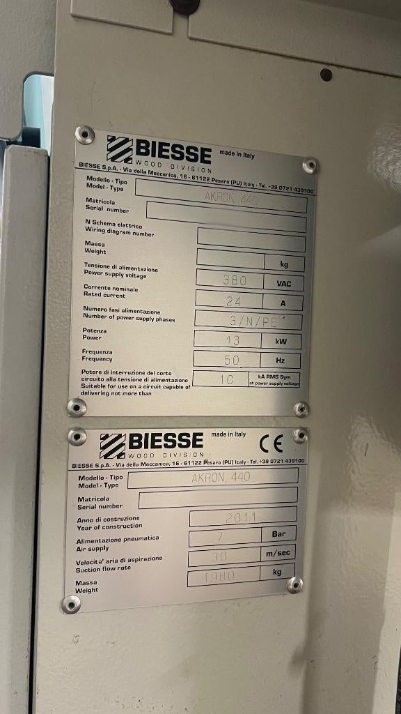 Used Biesse Akron 440 I Edgebanding I 2011