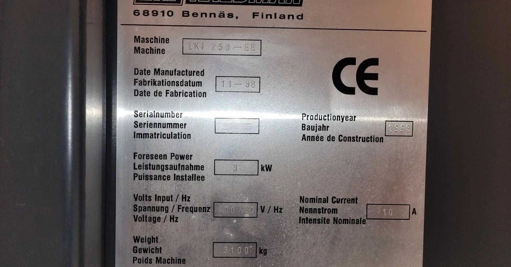 Used Amada Pega 357 + LKI 250 I Punching Machine