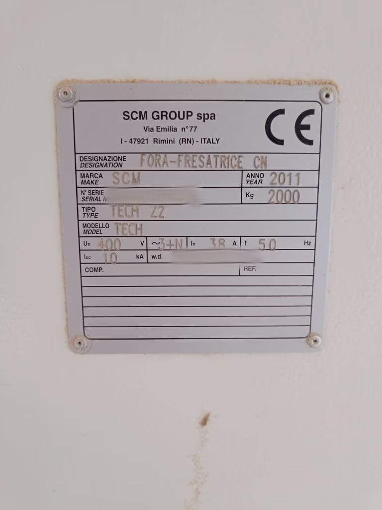 Used SCM Tech Z2 I CNC Machining Center I 2011