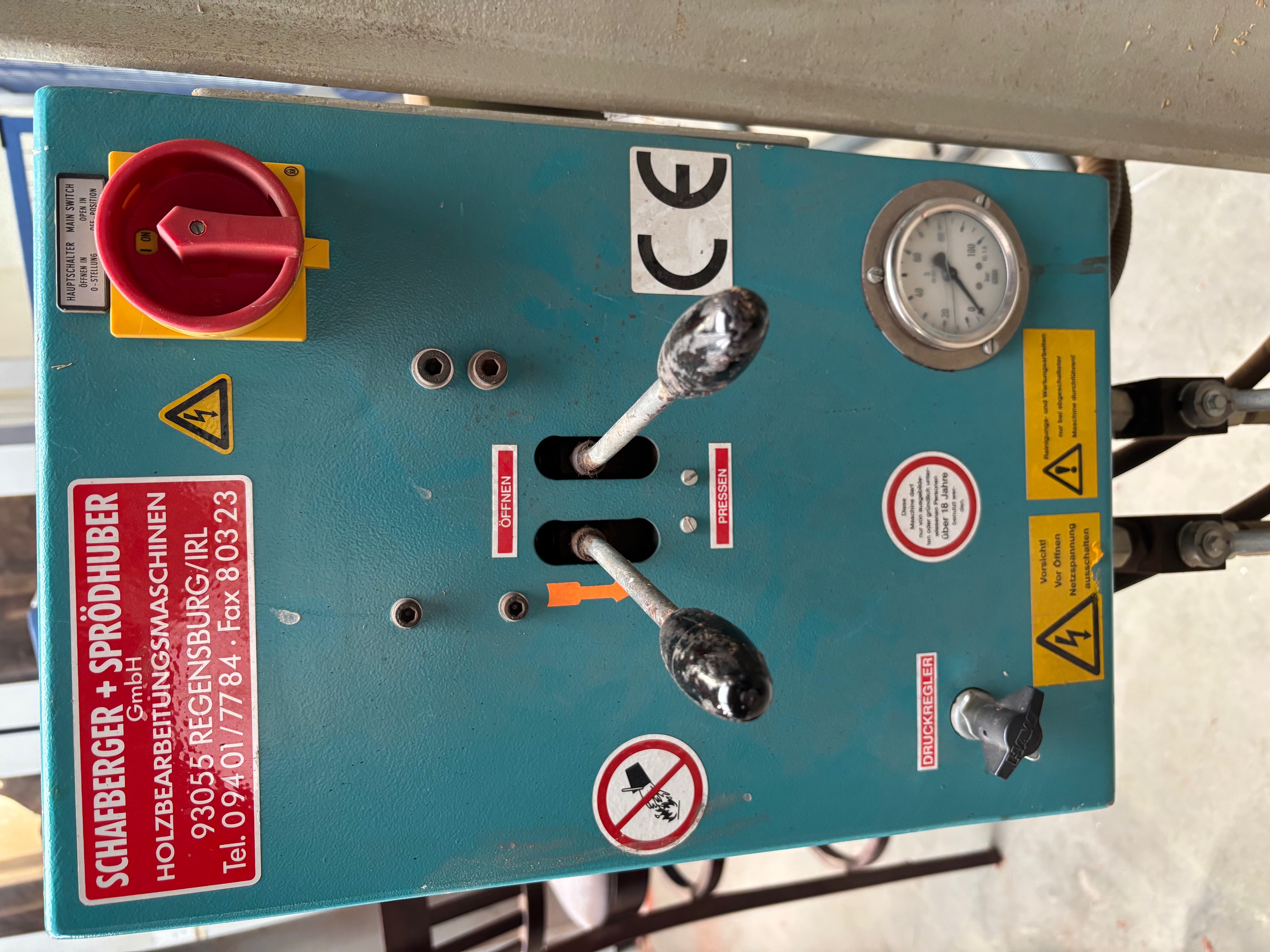 Used Schafberger & Sprödhuber RP 2000 I Frame Press I 1999