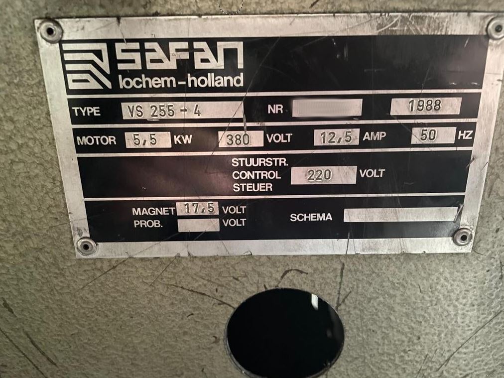 Used Safan VS 255 - 4 I Hydraulic Shear I 1988