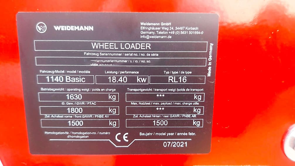 Gebruikt Weidemann 1140 - Loaders - 2021