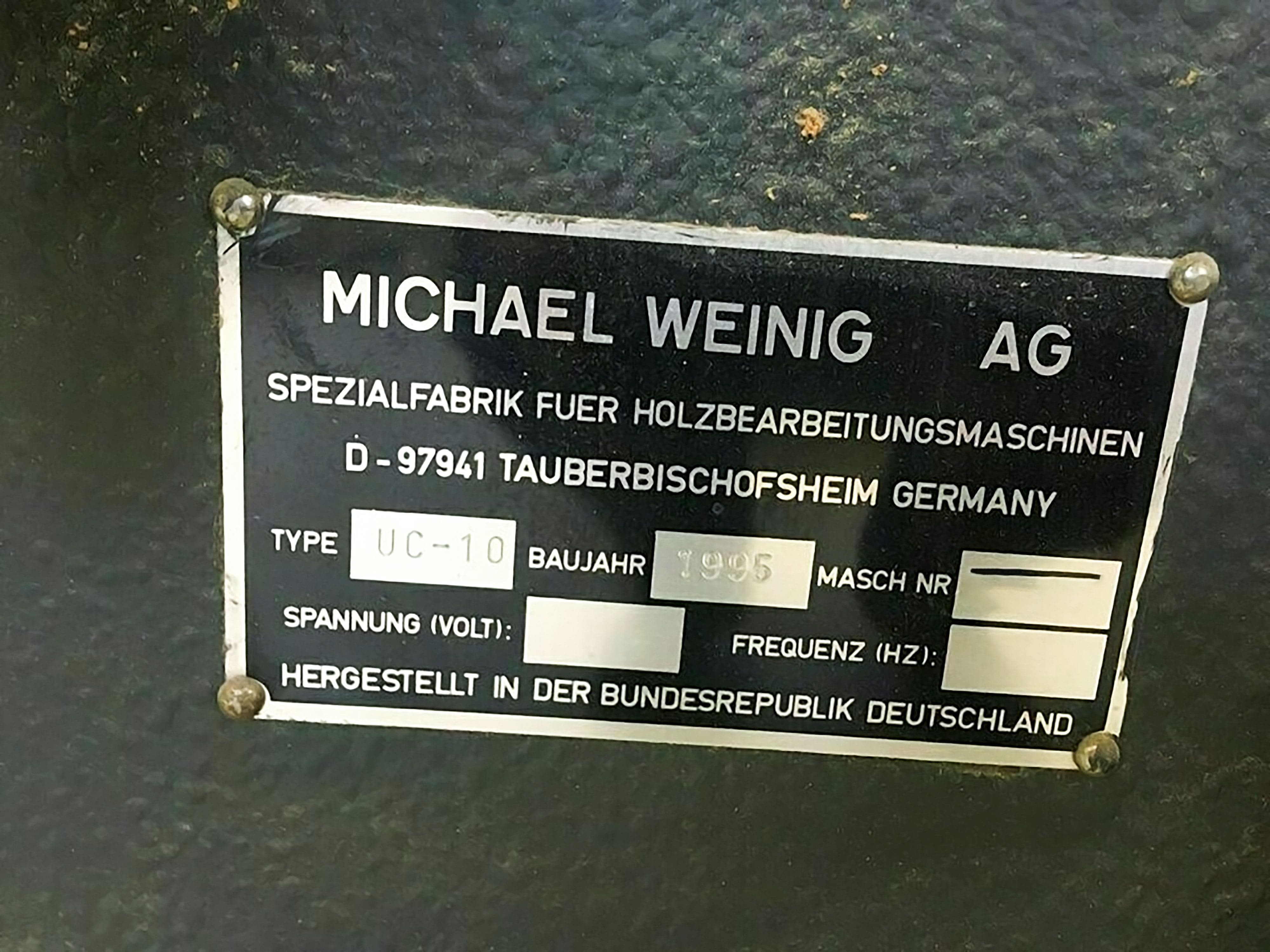 Gebruikt Weinig Unicontrol 10 - Schaafmachines - 1995