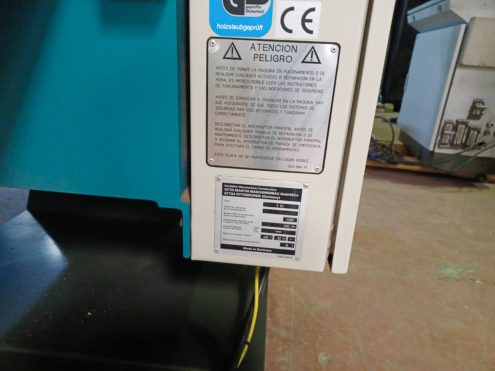 Used Martin T 54 - Surface Planer - 2000