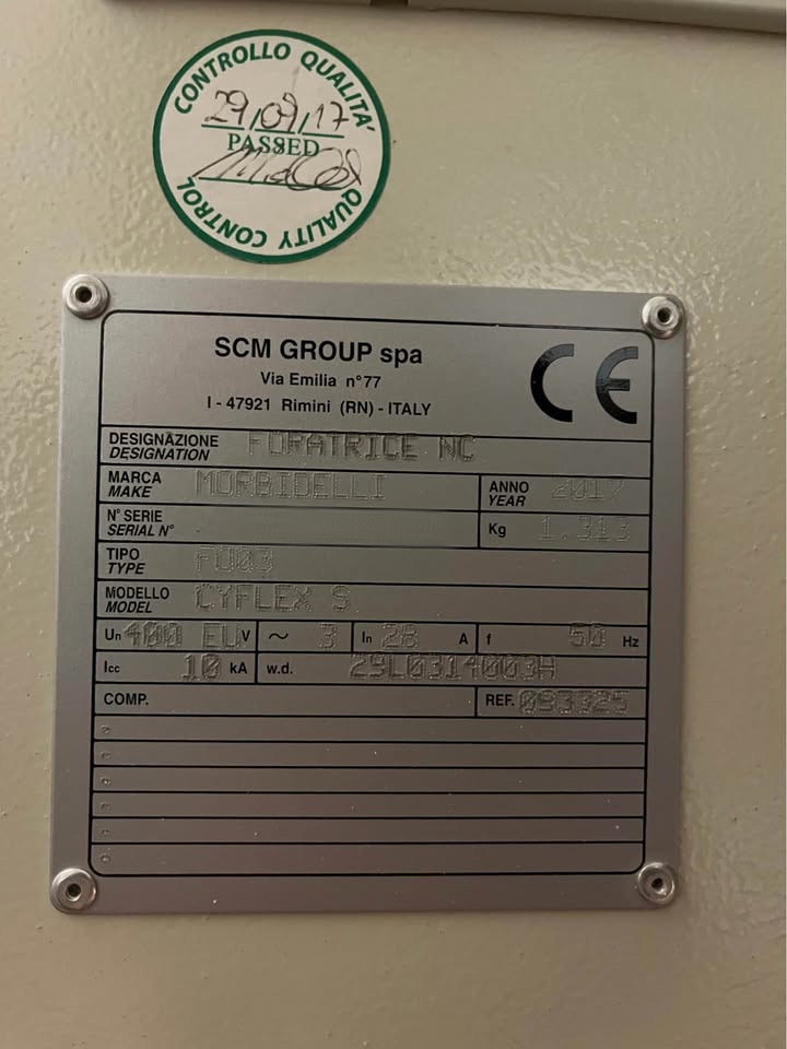 Used SCM Morbidelli Cyflex S I CNC Machining Center I 2017