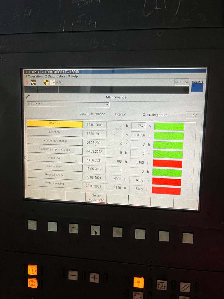 Gebruikt Trumpf Trumatic L3040 - Laser Snijden - 2006