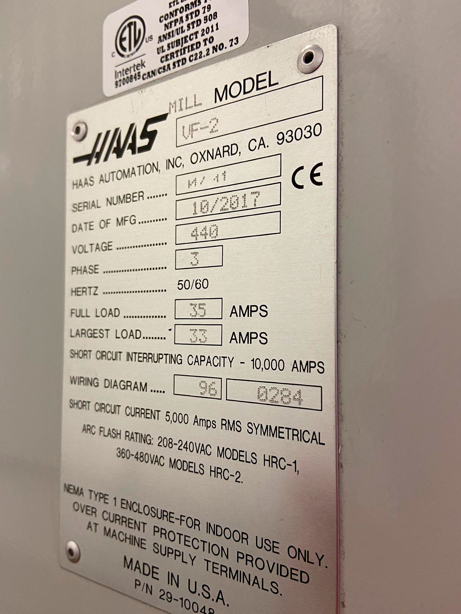 Gebruikt Haas VF 2 - Verticale freesmachine - 2017