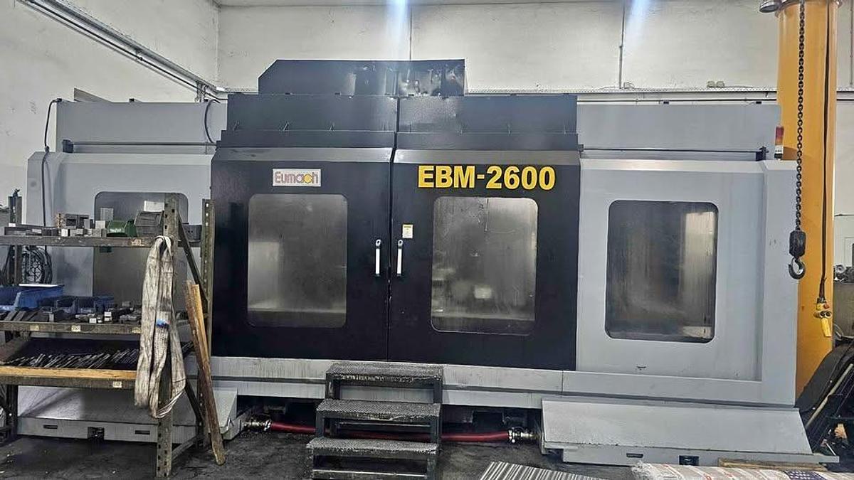 Used Eumach EBM-2600 I Vertical Machining Center I 2008