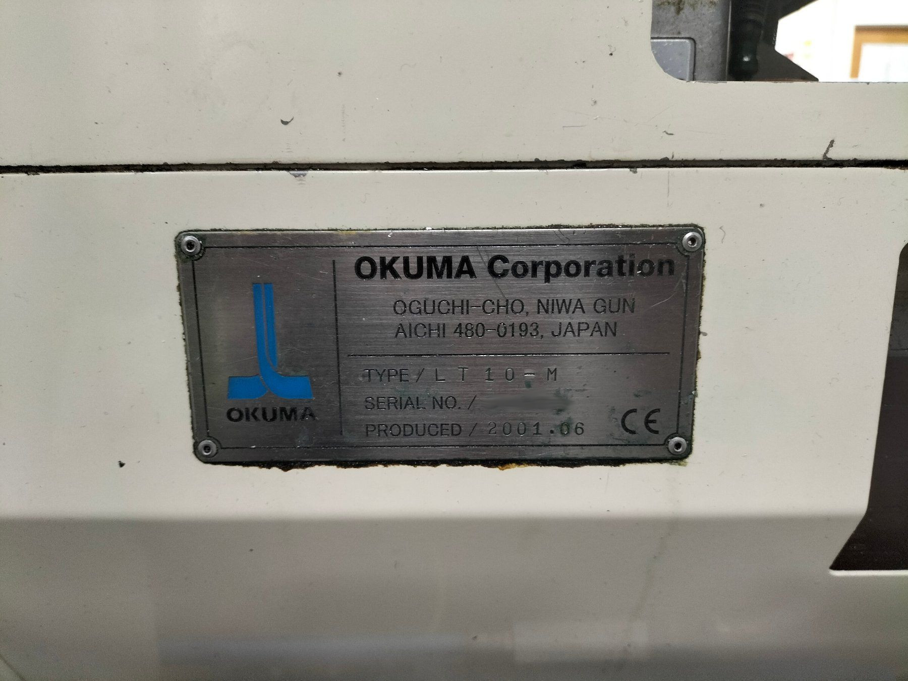 Used Okuma LT10-M I CNC Lathe I 2001