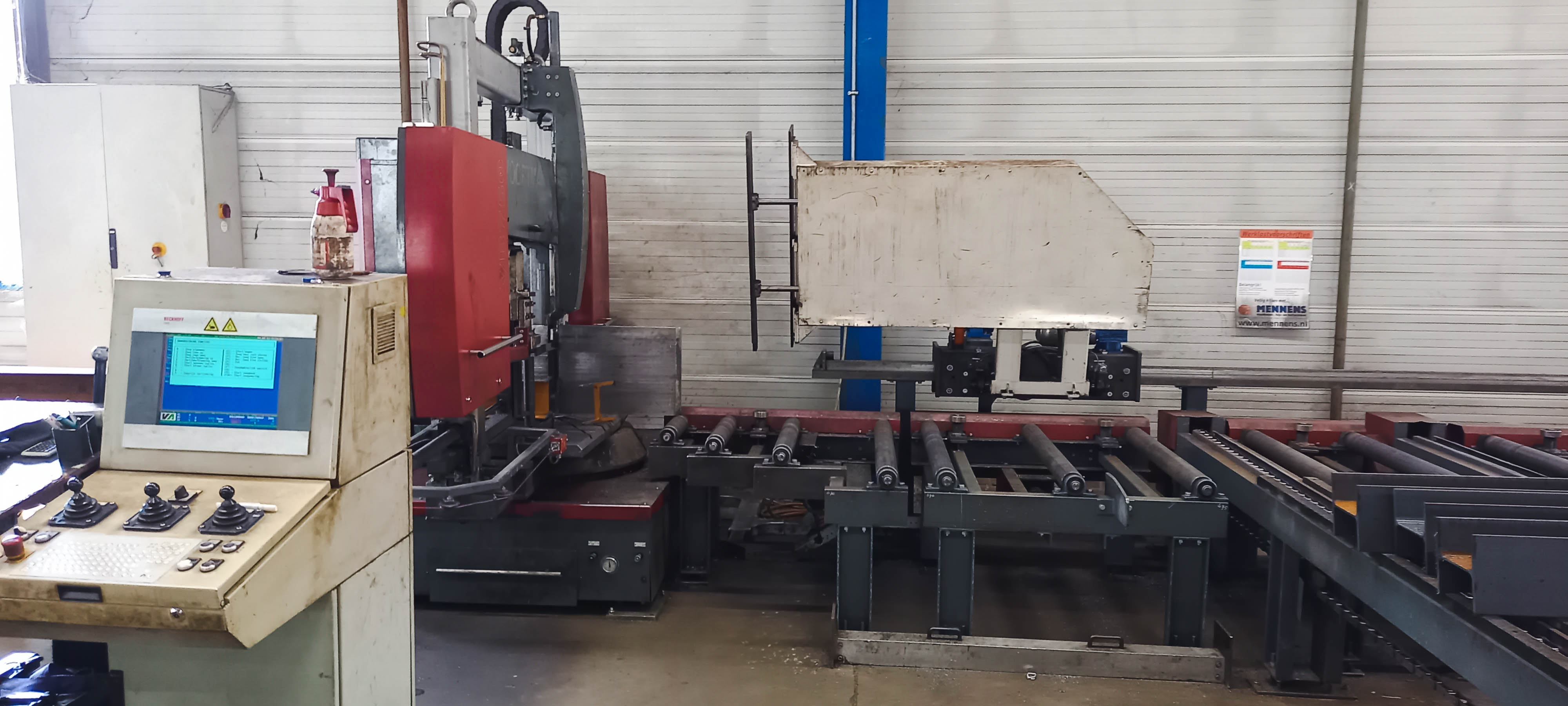 Used Voortman VB750 I Beam Saw Drill Line