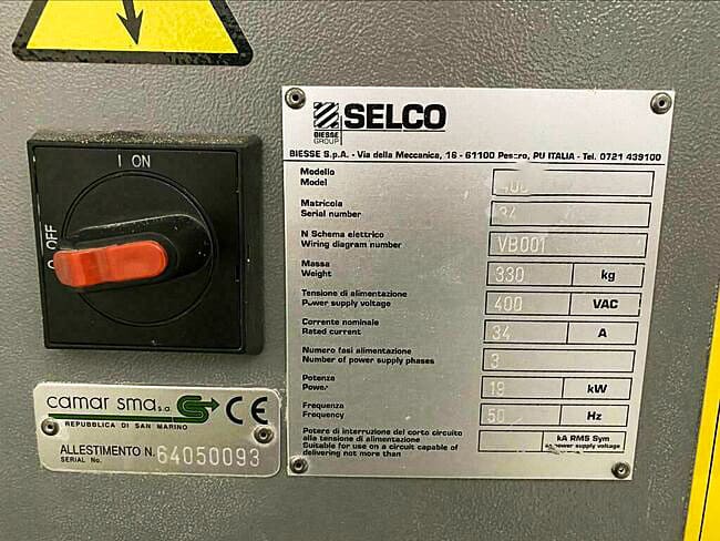 Usado Selco EB 80 - Sierra de Panel - 2004