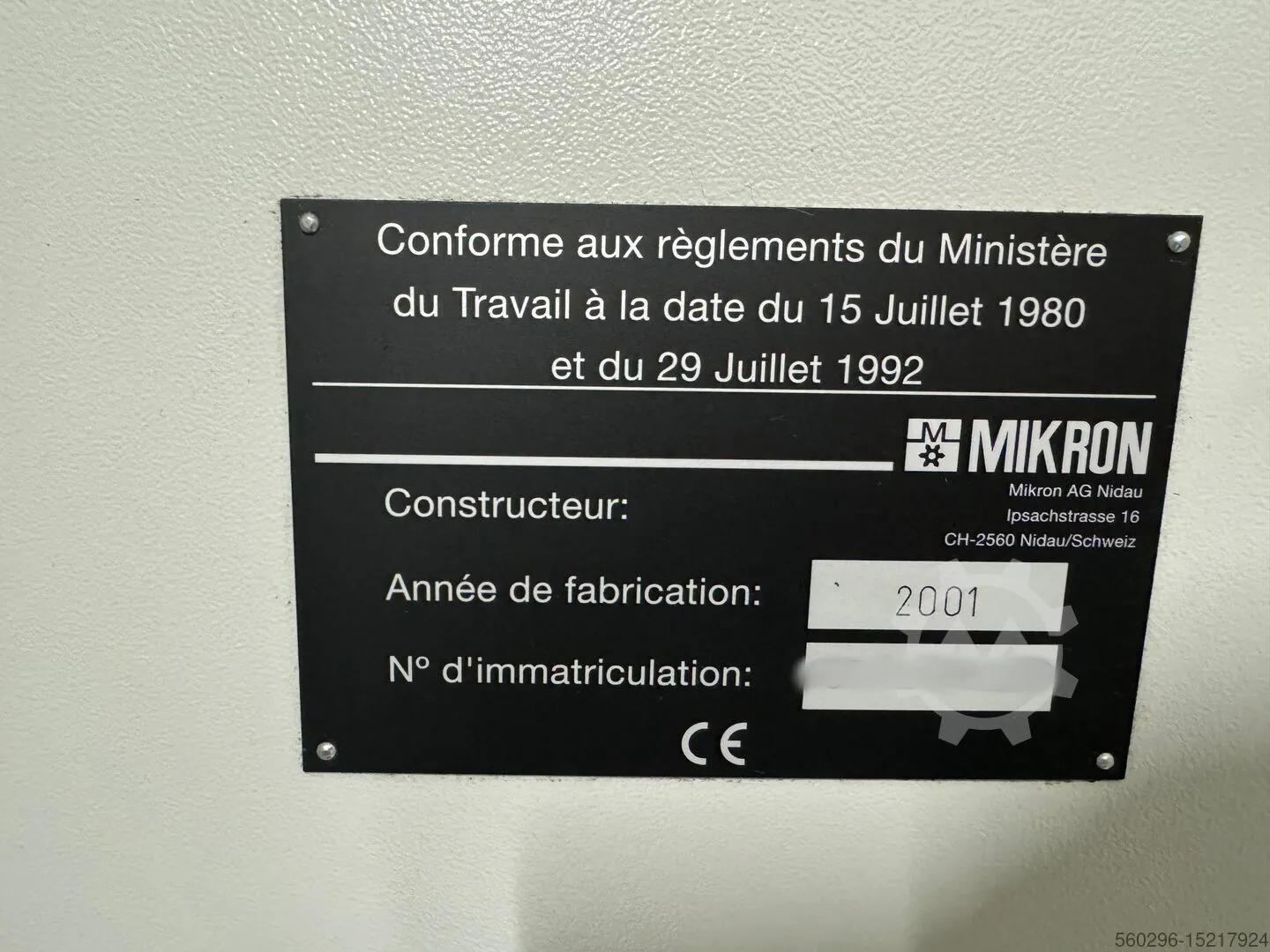 Gebruikt Mikron VCP 710 I Verticale Bewerking Centrum