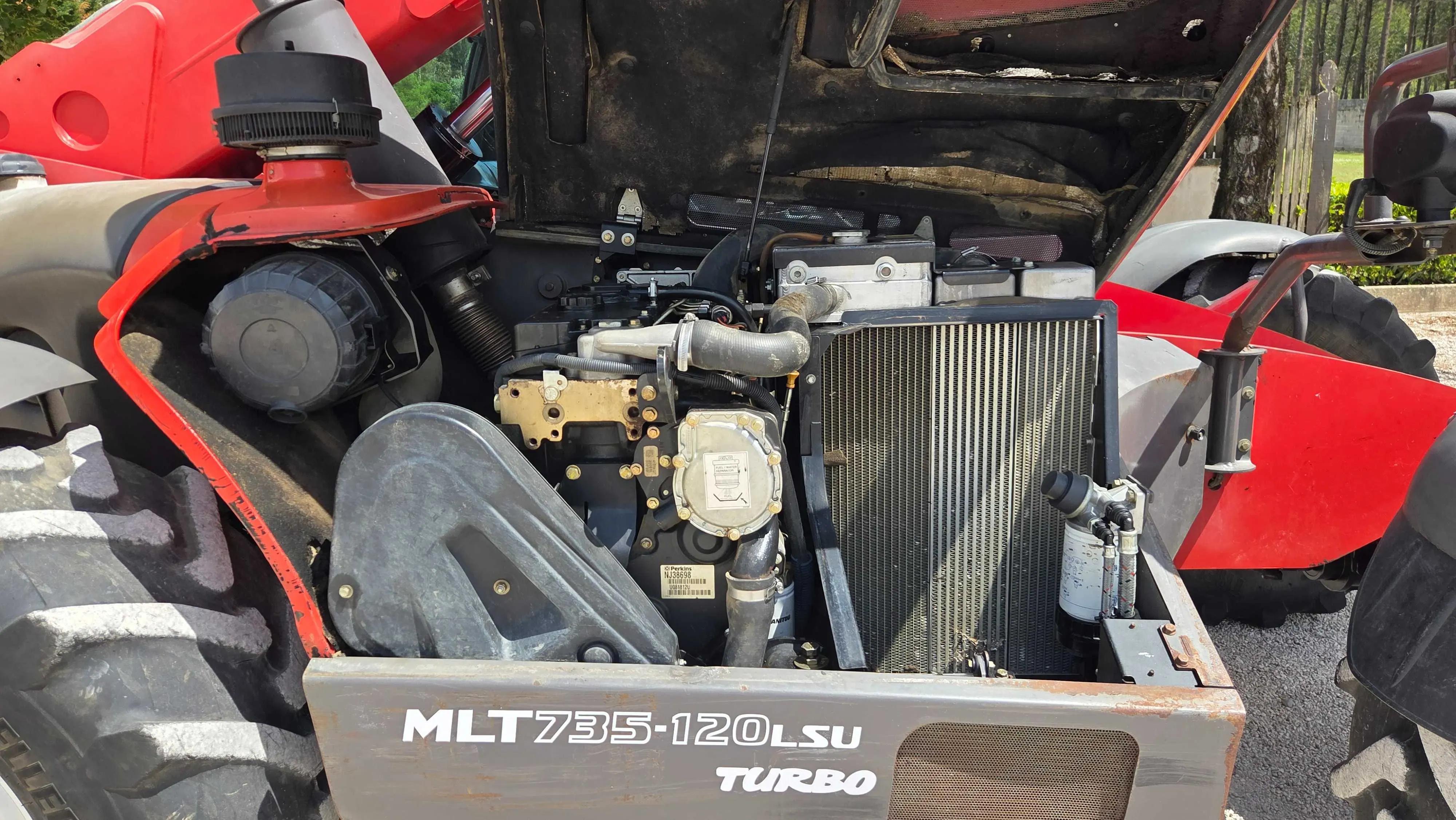 Used Manitou MLT 735-120 LSU I Agricultural Telehandler I 2010