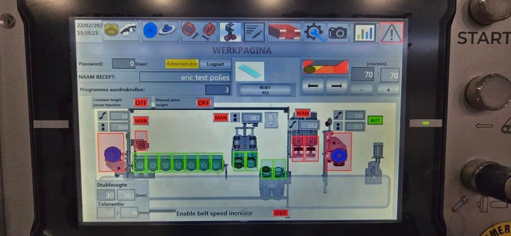 Used Montresor Faster 64+ I Edge Polisher