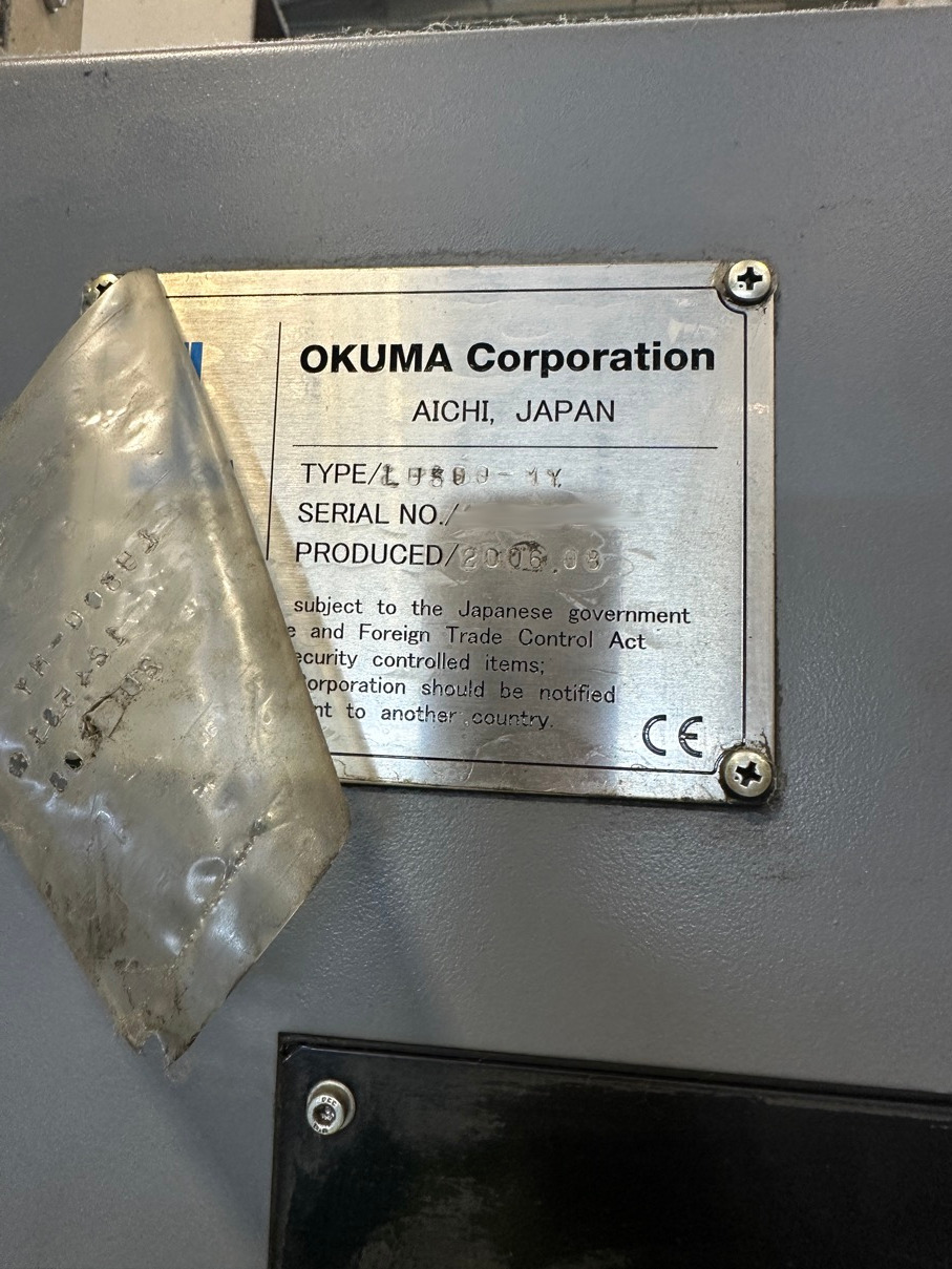 Used Okuma LU300-MY I CNC Lathe I 2006