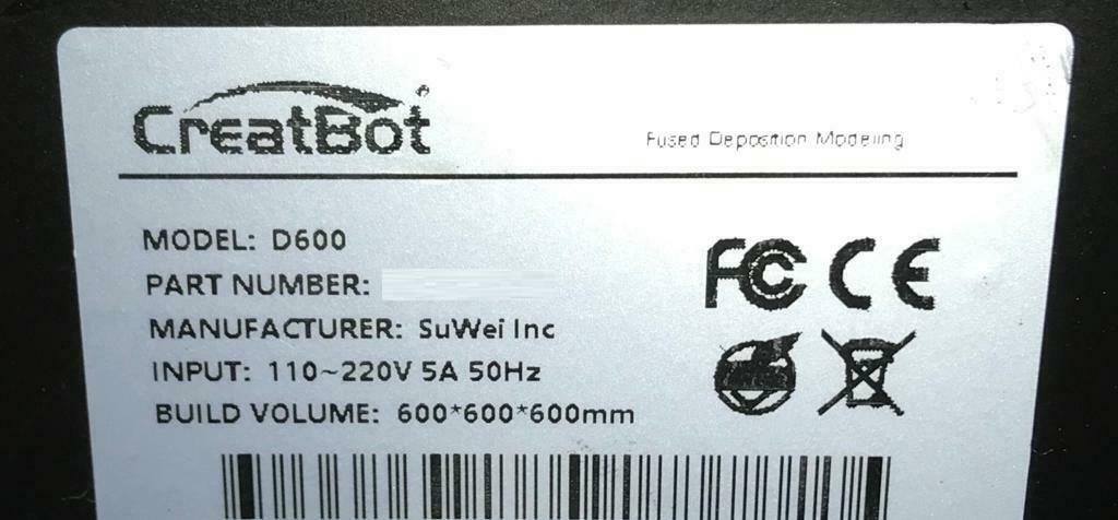 Gebruikt CREATBOT D600