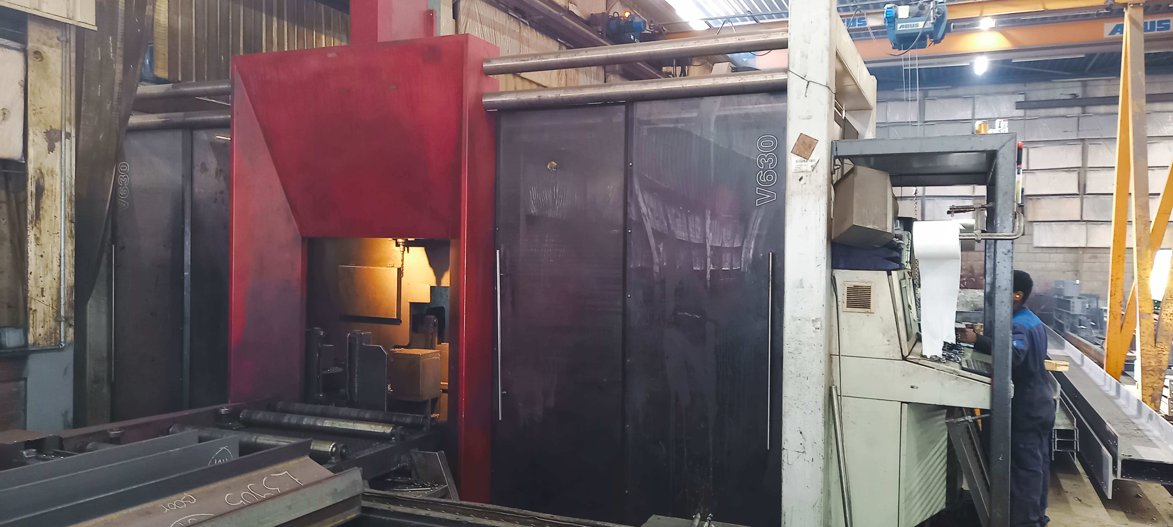 Used Voortman V630 I CNC Beam Drill Line