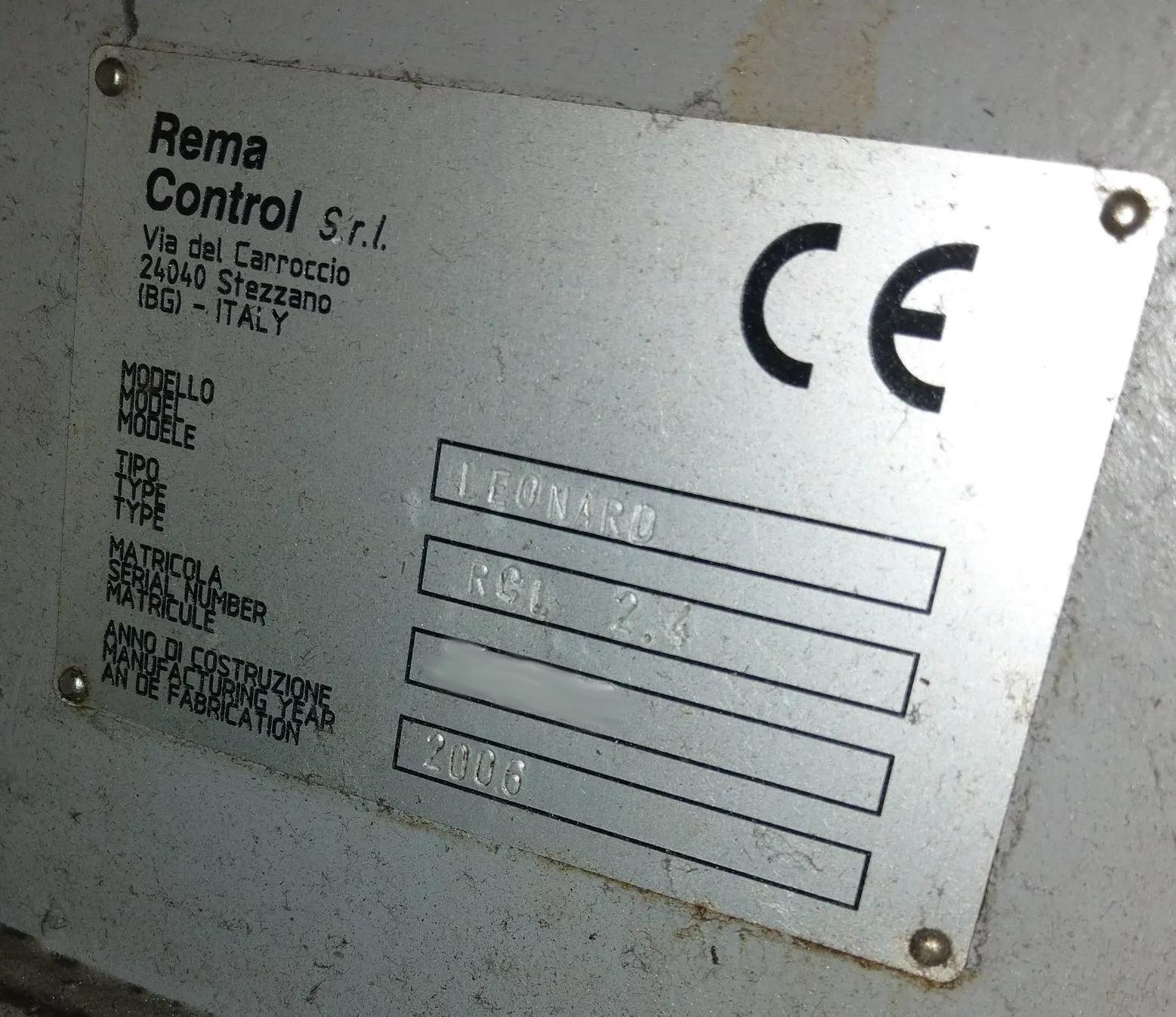 Gebruikt Rema Control Leonard RCL 2.4 I Verticale Bewerking Centrum