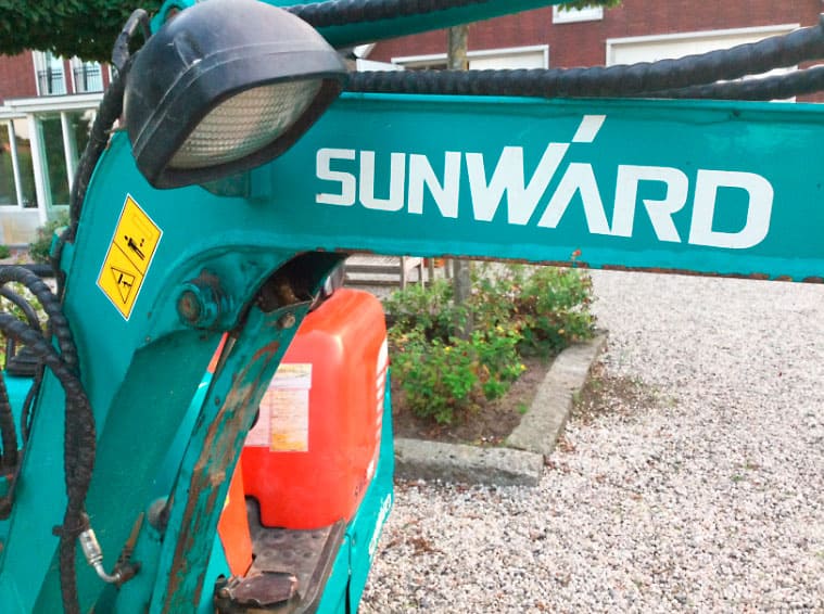 Gebruikt Sunward SWE 08B - Mini Graafmachine