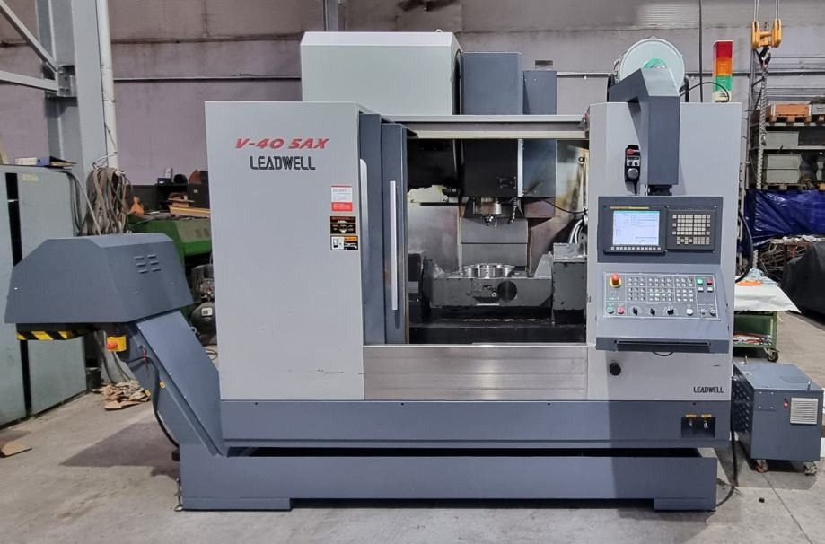 Used Leadwell V-40 5AX I Vertical Machining Center I 2011