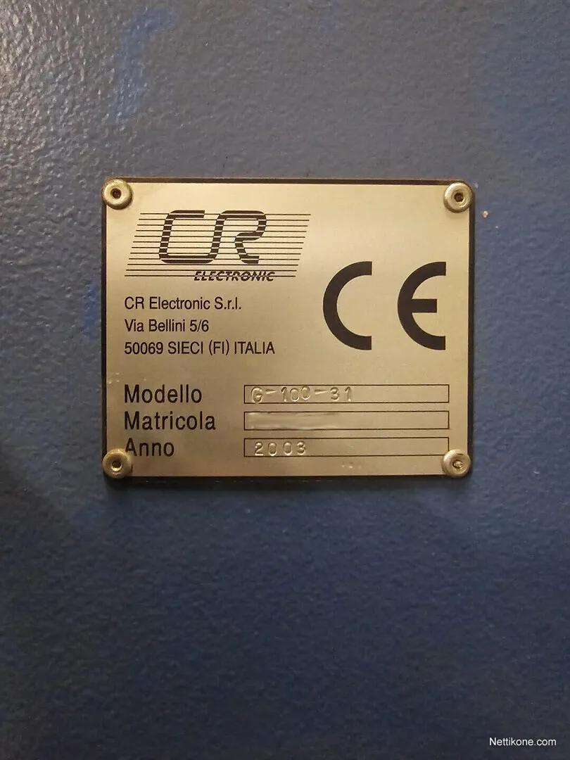 Used CR Electronic G-100-31 I Press Brake