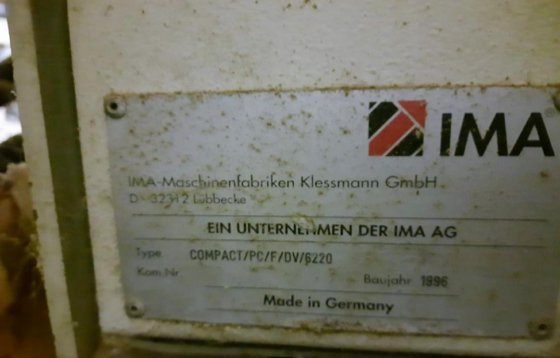 Usado IMA Compact PC/F/DV/6220 - Canteadora - 1996