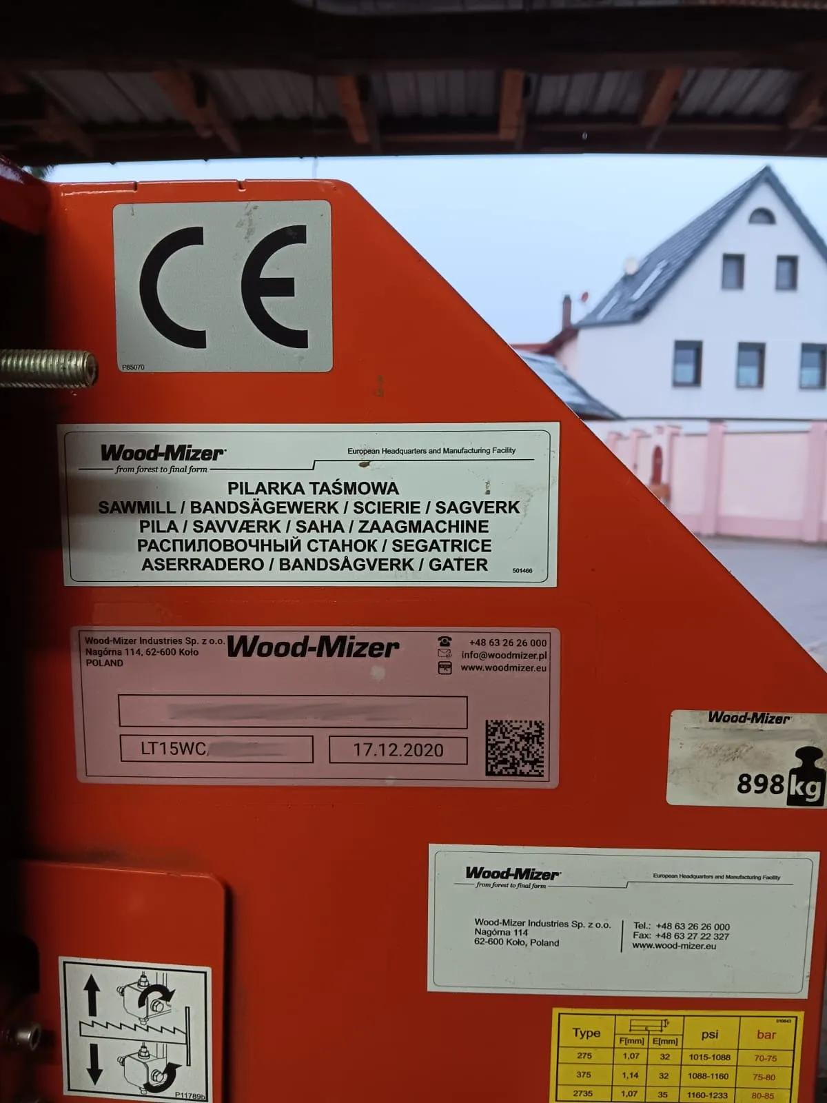 Gebruikt Woodmizer LT 15 Classic Wide I Zaagmachine