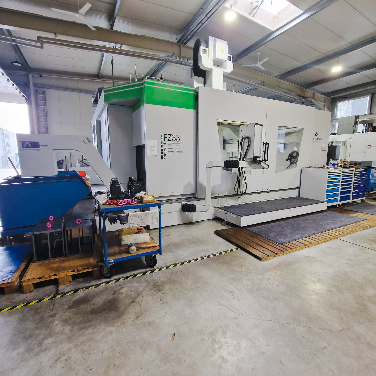 Used Zimmermann FZ33c - CNC Gantry Type Plano Mill - 2015
