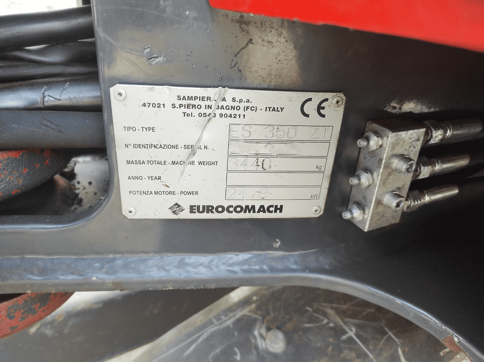 Gebruikt Eurocomach ES 350 ZT - Mini Excavator - 2013