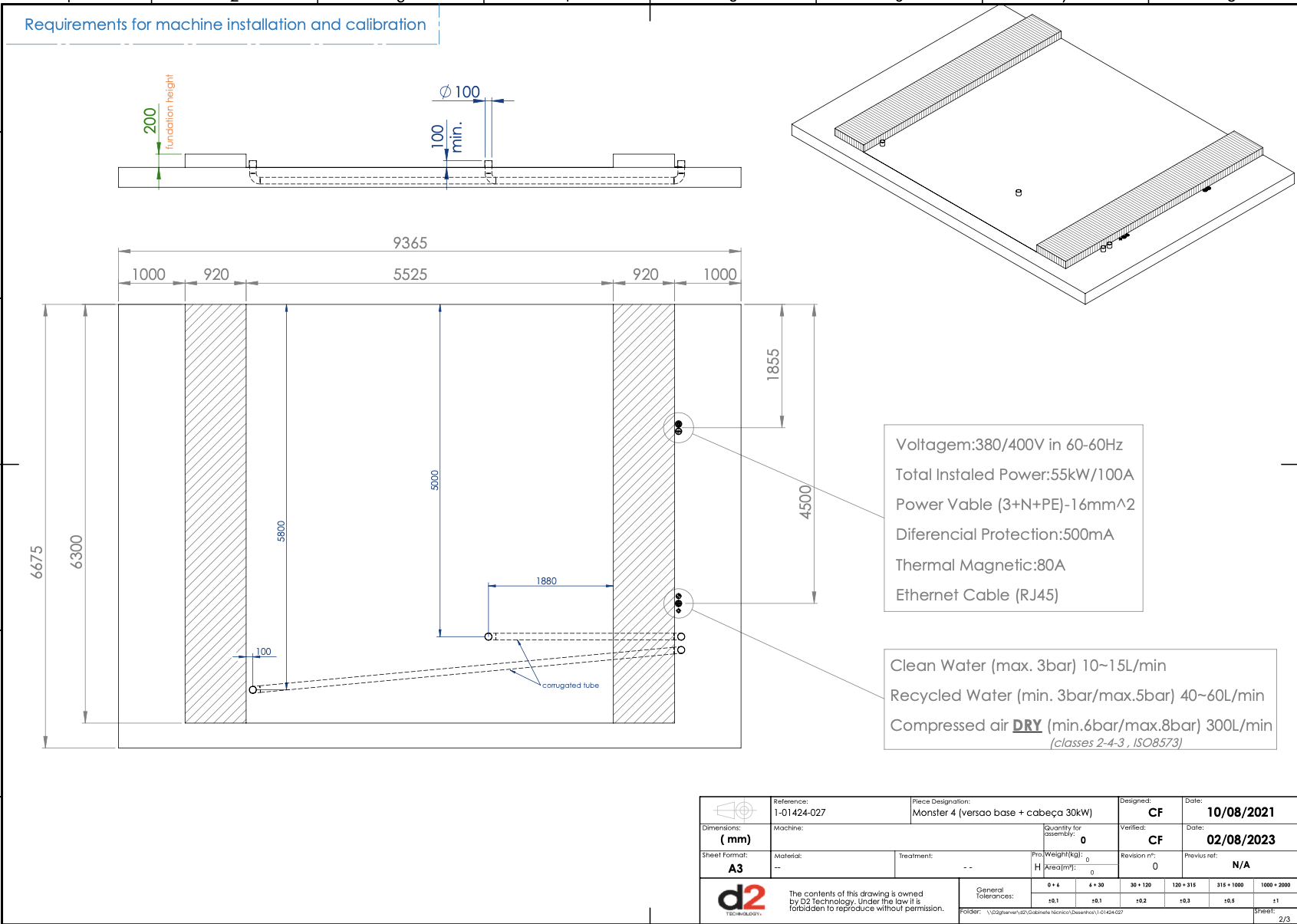 Used D2 Technology Monster 4 I CNC Milling and Cutting I 2023