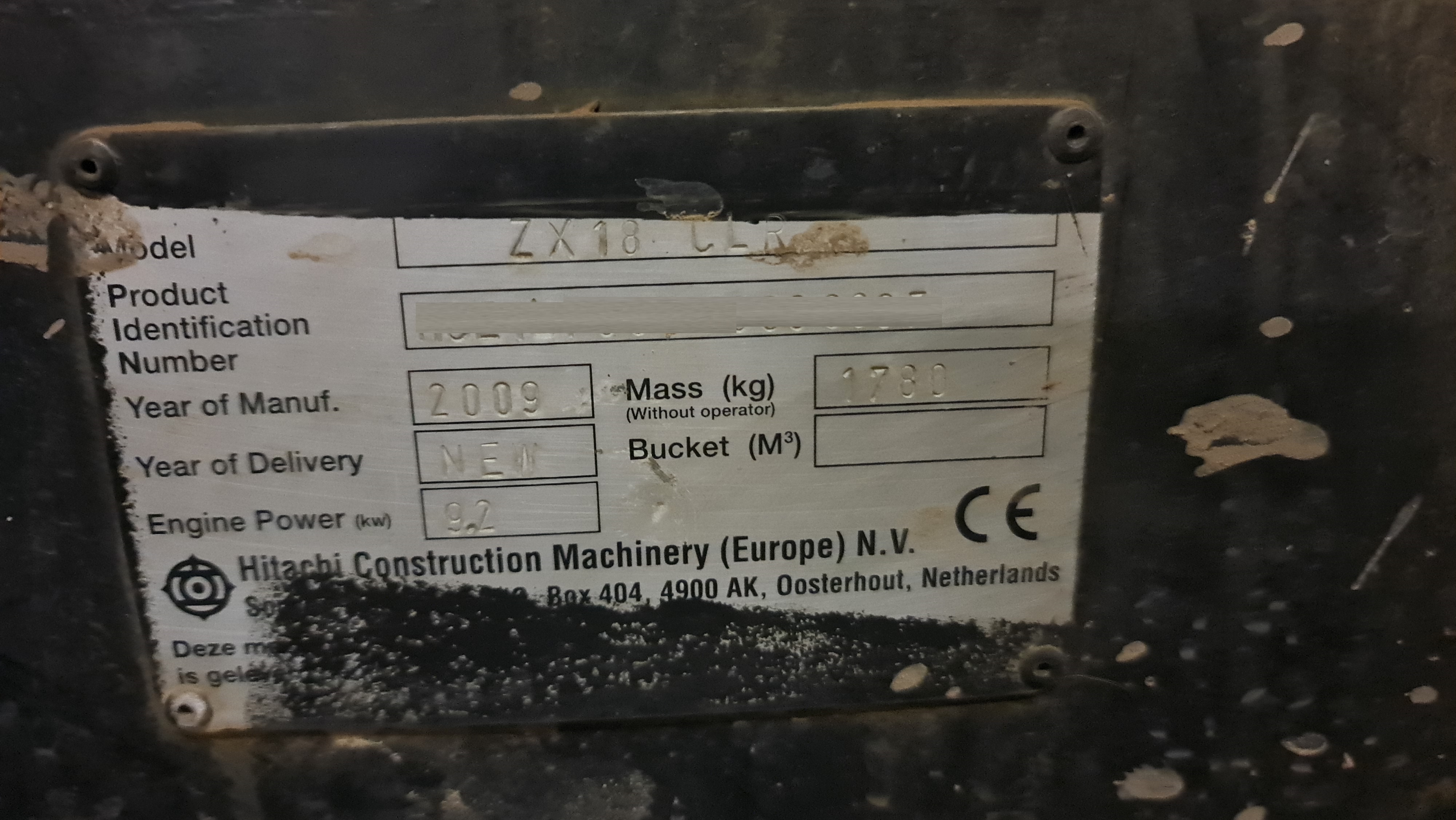 Gebruikt HITACHI ZX 18 CLR