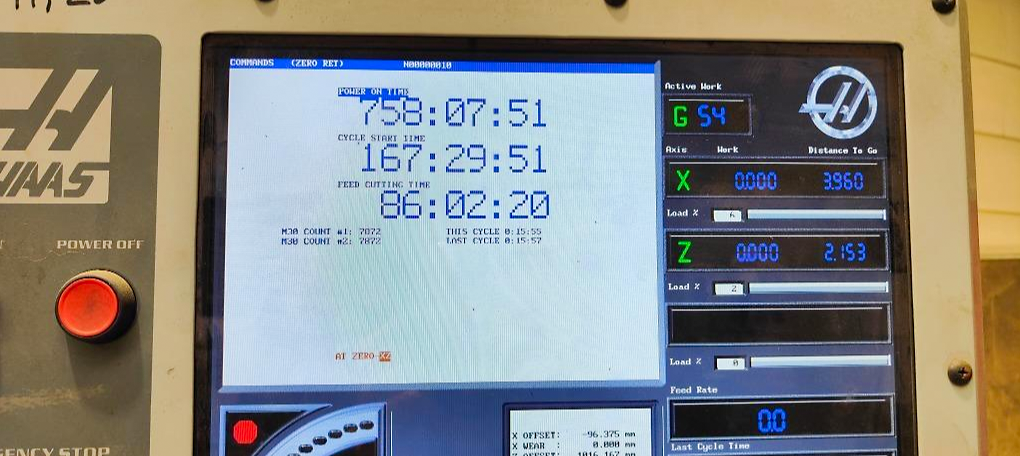 Gebruikt Haas TL2 - CNC Draaibank - 2007