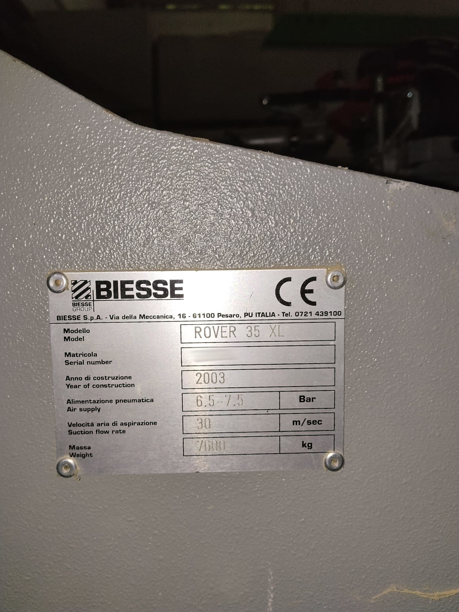 Used Biesse Rover 35 XL I CNC Machining Center I 2003