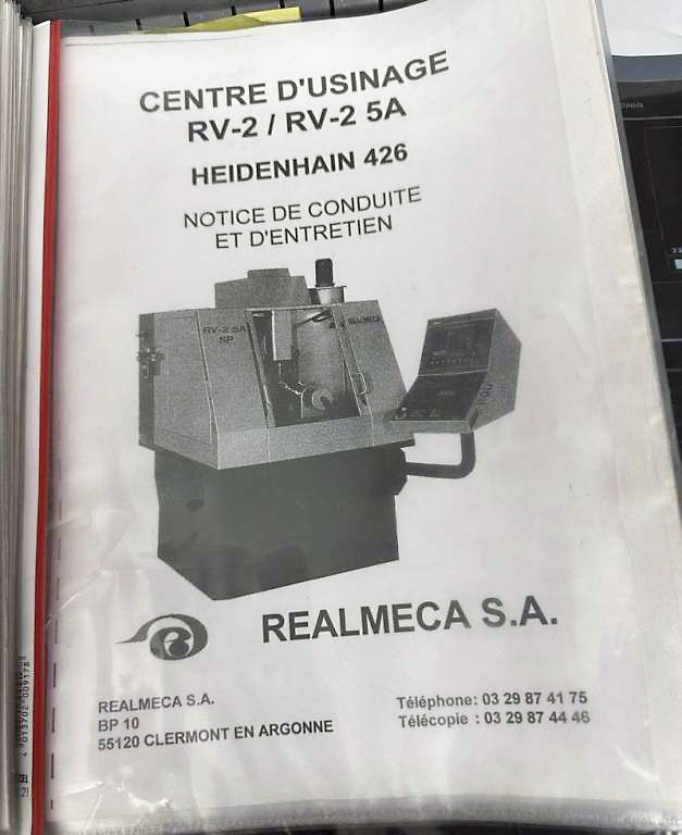 Gebruikt Realmeca RV-2 5A - Verticaal bewerkingscentrum - 2001