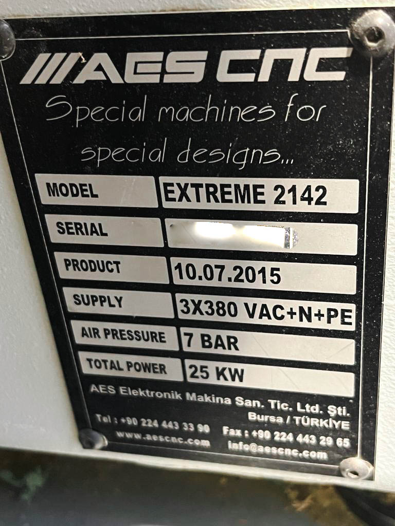 Gebruikt AES Extreme 2142 - Nesting Machine - 2015